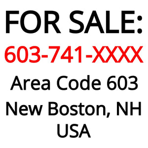 New Boston, NH : 603-741-XXXX