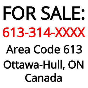 Ottawa-Hull, ON : 613-314-XXXX