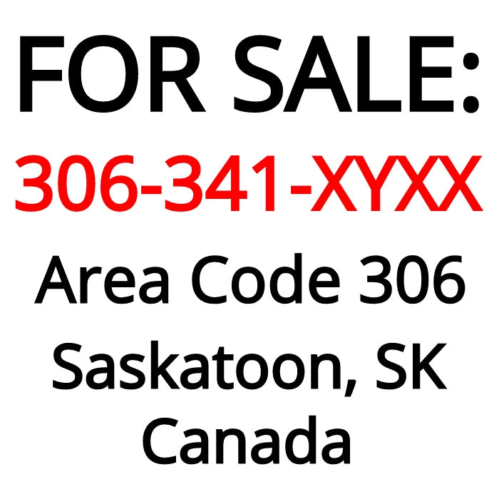 Saskatoon, SK : 306-341-XYXX