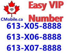 Bundle of three 613 area code  VIP 8888 number - Great for business or family
