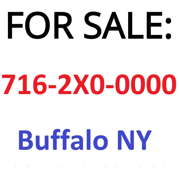 Easy Business Number for Buffalo NY : 716-2X0-0000