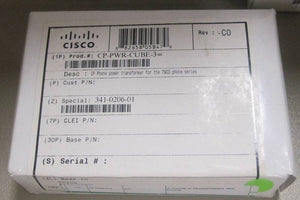 LOT of 5 NEW CISCO CP-PWR-CUBE-3 48V Power Supply w/cord for 7960/7940 IP Phone