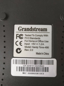 New & Unlocked Grandstream Handytone HT-486 VoIP router with 1 FXS + PSTN port